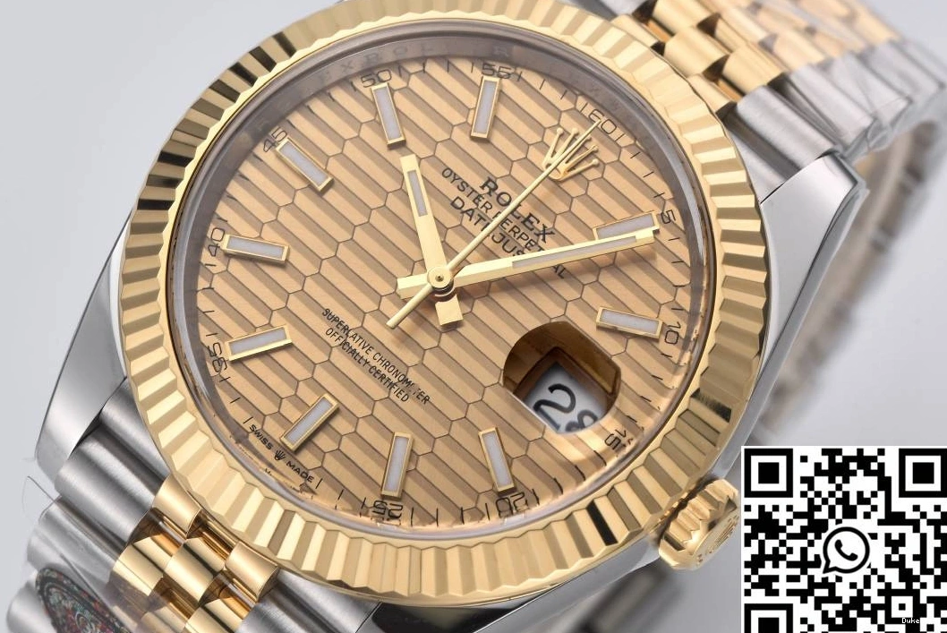 Rolex Motif Factory M126333 Datejust Clean Gold Dial 0302